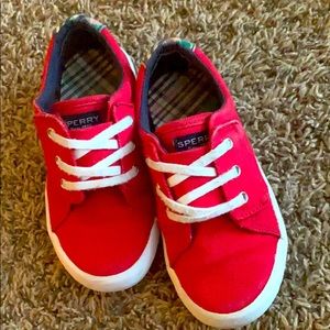 Sperry Toddler Boys Velcro Shoes Size 10M